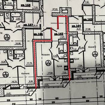 Продается 1-комнатная квартира, 40,4 м²