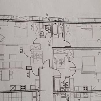 Продается 3-х комнатная квартира, 75,3 м²
