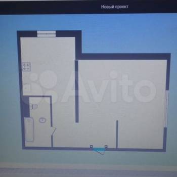 Продается 1-комнатная квартира, 42 м²