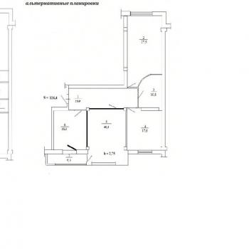 Продается 3-х комнатная квартира, 126 м²