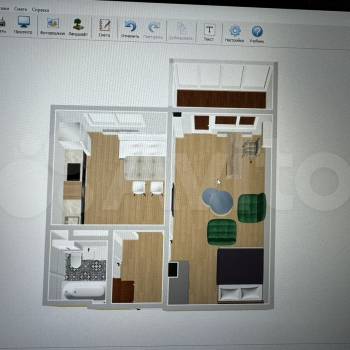 Продается 1-комнатная квартира, 37,2 м²