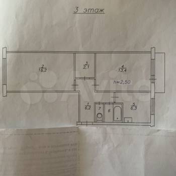 Продается 2-х комнатная квартира, 47,8 м²