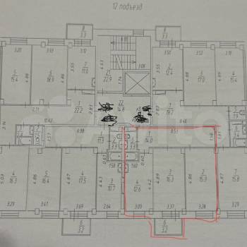 Продается 2-х комнатная квартира, 62,1 м²