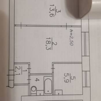 Продается 2-х комнатная квартира, 42 м²