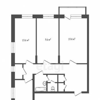 Продается 3-х комнатная квартира, 85 м²