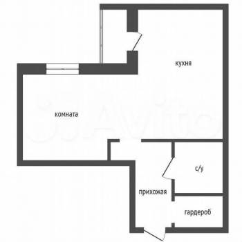 Продается 1-комнатная квартира, 29,2 м²