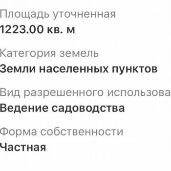 Продается Участок, 1220 м²