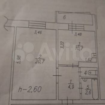 Продается 1-комнатная квартира, 40 м²