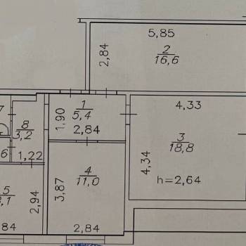 Продается 3-х комнатная квартира, 70 м²