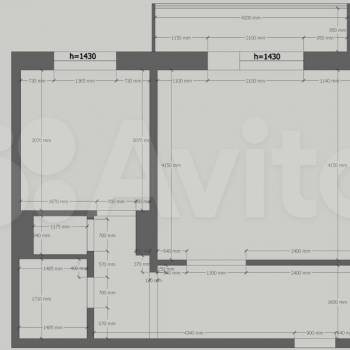 Продается 1-комнатная квартира, 40,4 м²