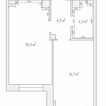 Продается 2-х комнатная квартира, 44,6 м²