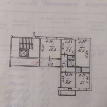 Продается Многокомнатная квартира, 82,9 м²