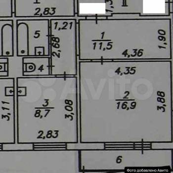 Продается 1-комнатная квартира, 40,7 м²