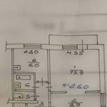 Продается 2-х комнатная квартира, 41,2 м²