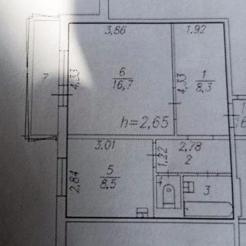 Продается 1-комнатная квартира, 40,6 м²