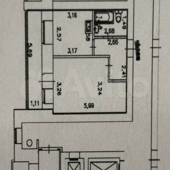 Продается 1-комнатная квартира, 33,9 м²