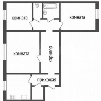 Продается 3-х комнатная квартира, 66,6 м²