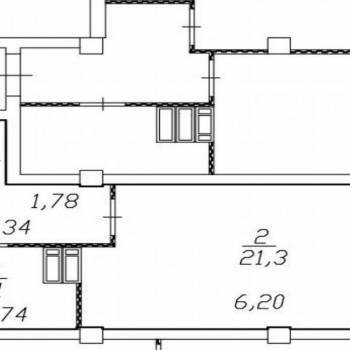 Продается 1-комнатная квартира, 33,7 м²