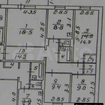 Продается Многокомнатная квартира, 82 м²