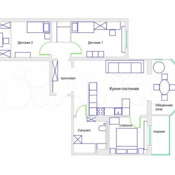 Продается Многокомнатная квартира, 82 м²