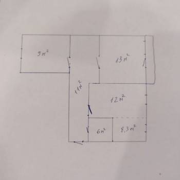 Продается 3-х комнатная квартира, 59,3 м²