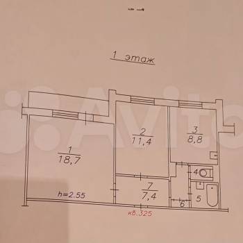 Сдается 2-х комнатная квартира, 50,6 м²