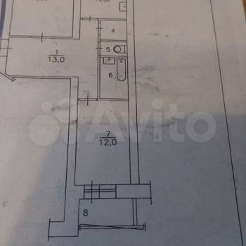 Сдается 2-х комнатная квартира, 65 м²