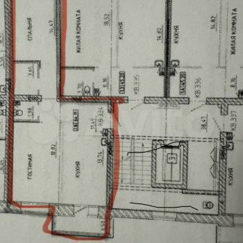 Сдается 2-х комнатная квартира, 65 м²