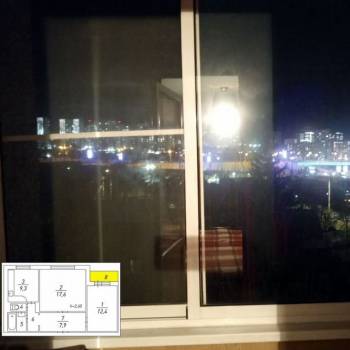 Продается 2-х комнатная квартира, 53,3 м²