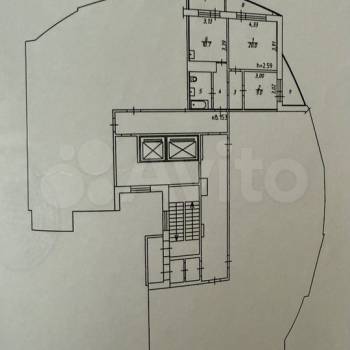 Сдается 2-х комнатная квартира, 49 м²