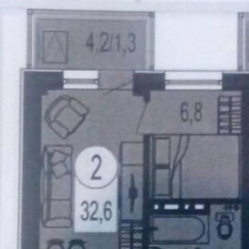 Сдается 2-х комнатная квартира, 31 м²