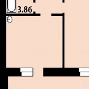 Продается 2-х комнатная квартира, 51,7 м²