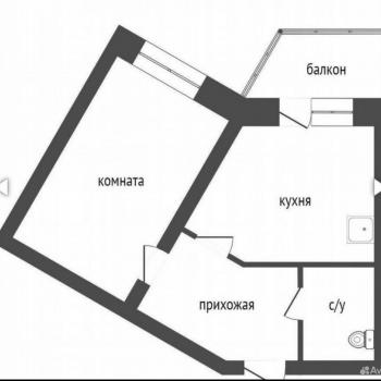 Сдается 2-х комнатная квартира, 35 м²