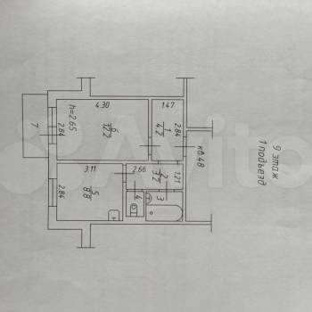 Продается 1-комнатная квартира, 32 м²