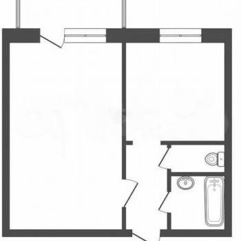 Продается 1-комнатная квартира, 32,2 м²