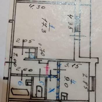 Продается 1-комнатная квартира, 34,1 м²
