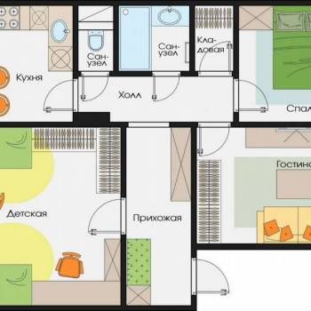 Сдается Многокомнатная квартира, 69 м²