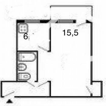 Продается 1-комнатная квартира, 30 м²