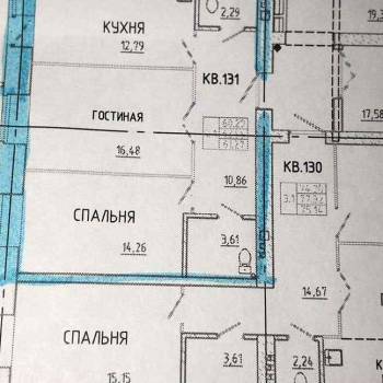 Продается 2-х комнатная квартира, 60,3 м²