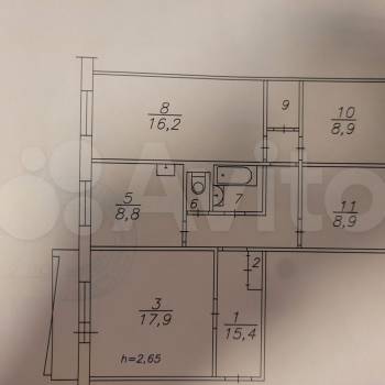 Продается Многокомнатная квартира, 82,7 м²