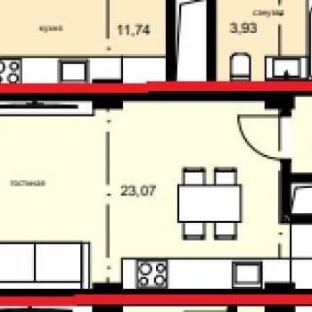 Продается 1-комнатная квартира, 35,9 м²