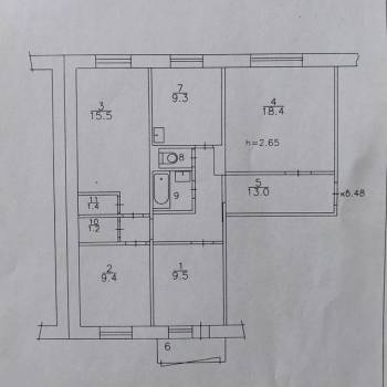 Продается Многокомнатная квартира, 82 м²