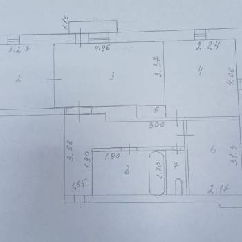 Сдается Многокомнатная квартира, 63,5 м²