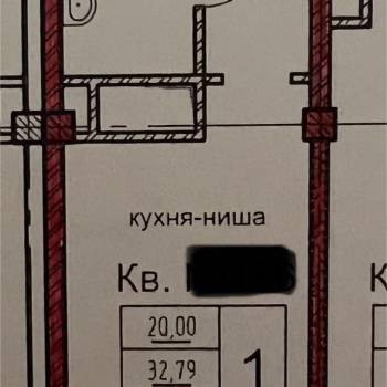 Продается 1-комнатная квартира, 34,25 м²