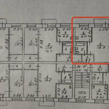 Продается 2-х комнатная квартира, 41 м²