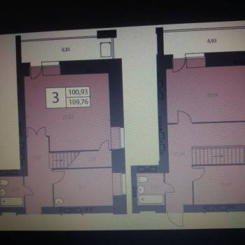 Продается 3-х комнатная квартира, 105,4 м²