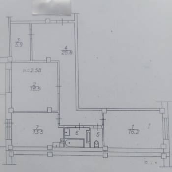 Продается 2-х комнатная квартира, 85,1 м²