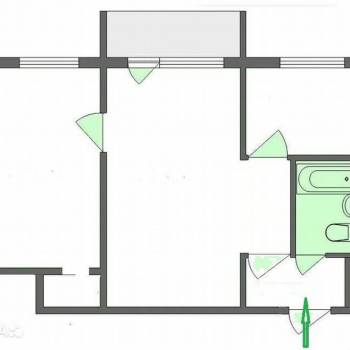 Продается 2-х комнатная квартира, 40 м²