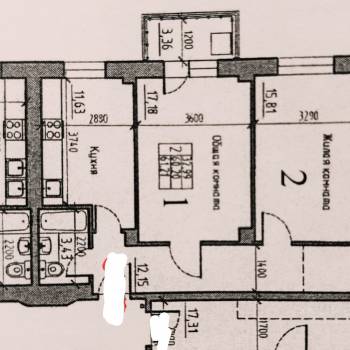 Продается 2-х комнатная квартира, 62 м²