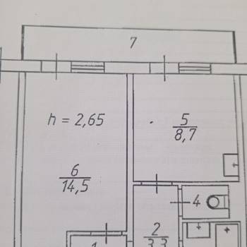 Продается 1-комнатная квартира, 35 м²